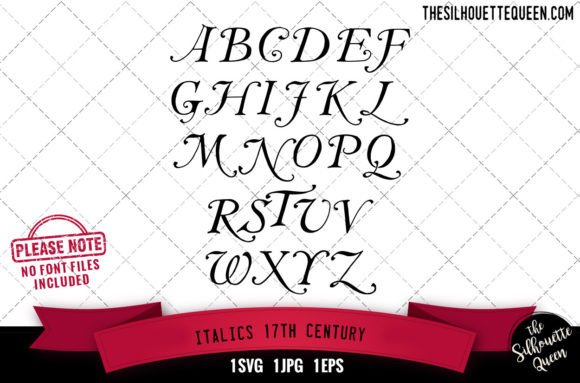Download Italics, 17th Century Alphabets - 17th century Collection