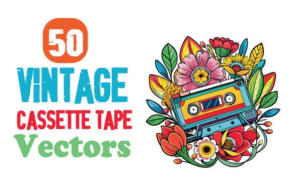 Download Vintage Cassette Tape Vector Bundle - Premium Resources