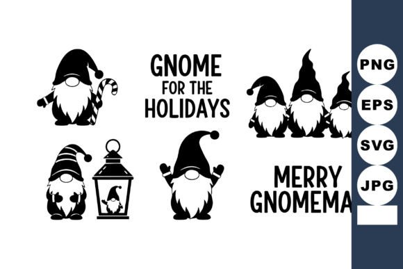 Download Gnome Holiday Festive Illustrations - Illustrations Collection