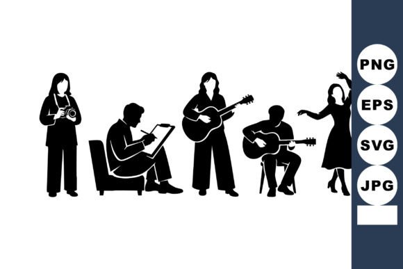 Download Silhouette Musicians Playing Saxophone G - Premium Resources